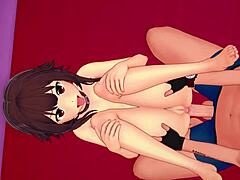 megumin’s hot hotel cartoon fling