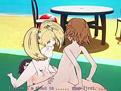 chihiro and hiyoko’s beach fun?
