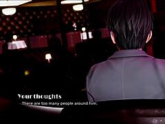 Anime Novel on Glowing Screen