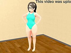 Curvy anime girl’s emotional charm