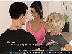 Three ladies in daring passion