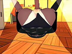 Office Lady's Bold 3D Fantasy Ignites