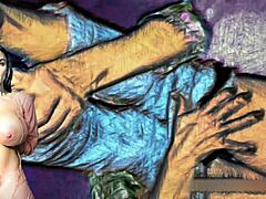 Cartoon Housewife’s Hidden Passion