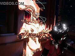 Flamen hot atronach fucked in wild vr