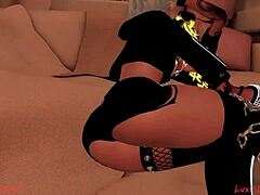 Vrchat Femboy Takes Hard Fucking in Virtual Room