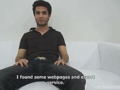 Czech Petr’s raw gay casting suck