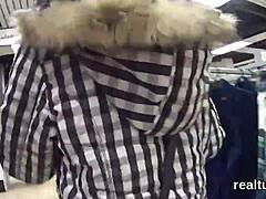 Czech kitten’s mall seduction fuck