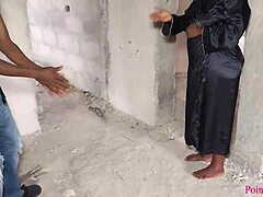 Cheating wife moans as contractor pounds pussy