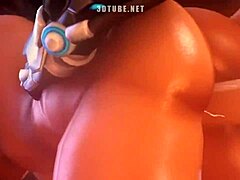 Pharah’s Overwatch SFM Hard Fuck