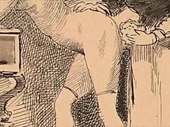Tempting erotic comic world dive