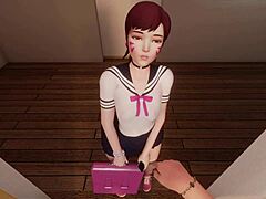 3D Hentai School Detention With Hard Anal Action