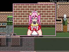 Noelle Struggles Hard in Humiliating Hentai Game Scene