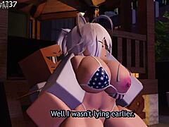 catgirl begs for dick and gets creampied before show