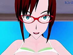 wild dive with Mari and Ritsuko
