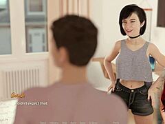 asian star’s fishnet campus fantasy