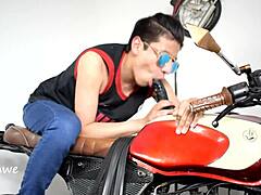 Colombian Gay Anal on Motorcycle Now