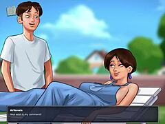 Teasing MILF’s Big Ass in Erotic Game