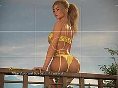 Blonde’s Outdoor Hentai Dream