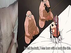 Chubby anime girl creampied by older men