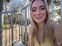 Thea Summers dares in public
