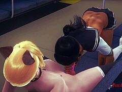 daring femboy in hot 3d yaoi