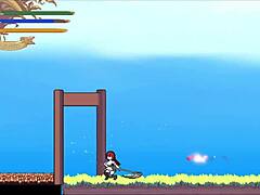 Charming Girl Entices in Hentai Game