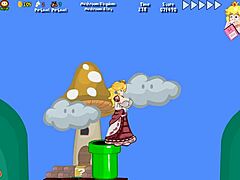 Bold peach cartoon explosion