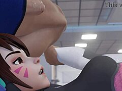 D.Va’s Gym Fuck Clash