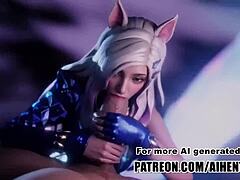 Ahri’s raw hentai in 3D