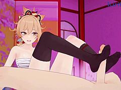 Nahida Yoimiya Genshin nights