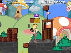 Bold peach cartoon explosion