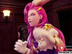 Serafina’s Double Blowjob Fantasy