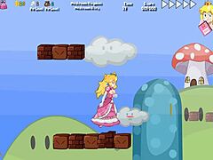 Bold peach cartoon explosion