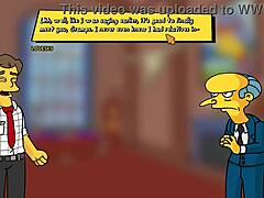 simpsons burns mansion part 2 ebony ass pounding