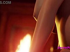 Velma 3D hentai blowjob with daring uncensored flair