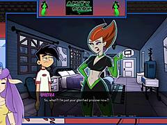 Danny Phantom’s Steamy Spectra Encounter