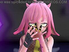 3D Anime Idol’s Hot Tease