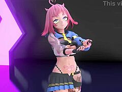 3D Anime Idol’s Hot Tease