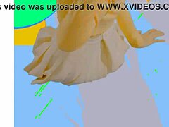 Loona hula hoop dance in gay action video