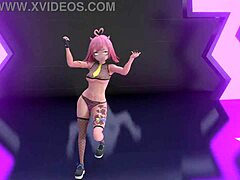 3D Anime Idol’s Hot Tease