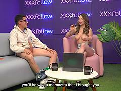 epic mansion party with Colombian teen