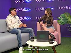 epic mansion party with Colombian teen