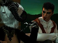 vixens dive into a stunning 3d cartoon hard grind