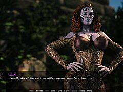 Alien Fantasy with Curvy 3D Babe