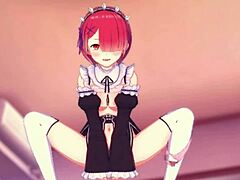 loving ram rides in romantic hentai scene