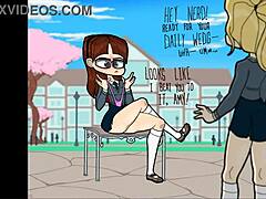 Insane cartoon wedgie fuck now