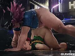 Curvy 3D Vixens Burn Bright
