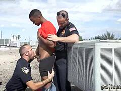 Massive cock gay pounding in raw breaking scene