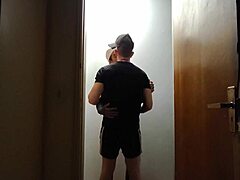 Friends Caught Banging In Hallway Post-Gym