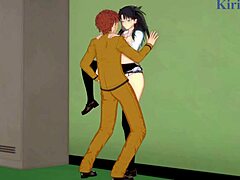 Ever seen Saber and Rin in wild hentai action?